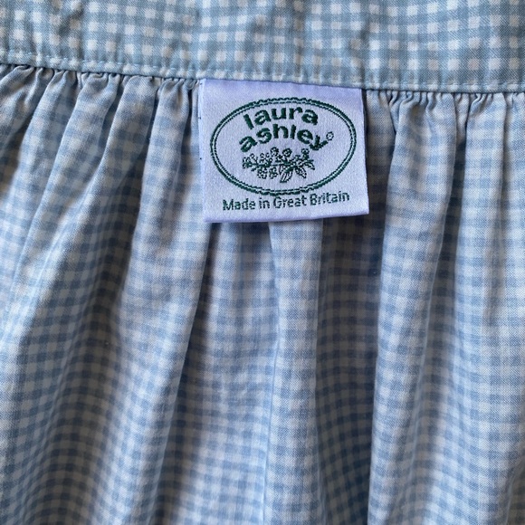 Laura Ashley Gingham Circle Skirt Sz S - Picture 7 of 8